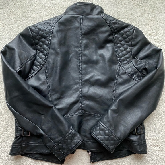 Giacca Black Leather Jacket - Picture 3 of 7